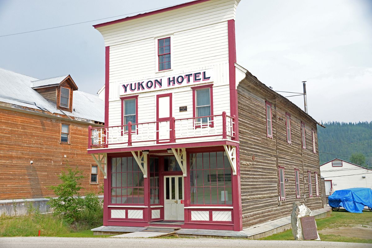 12 The Two-Story Log Yukon Hotel Was Constructed In 1898 In Dawson City Yukon